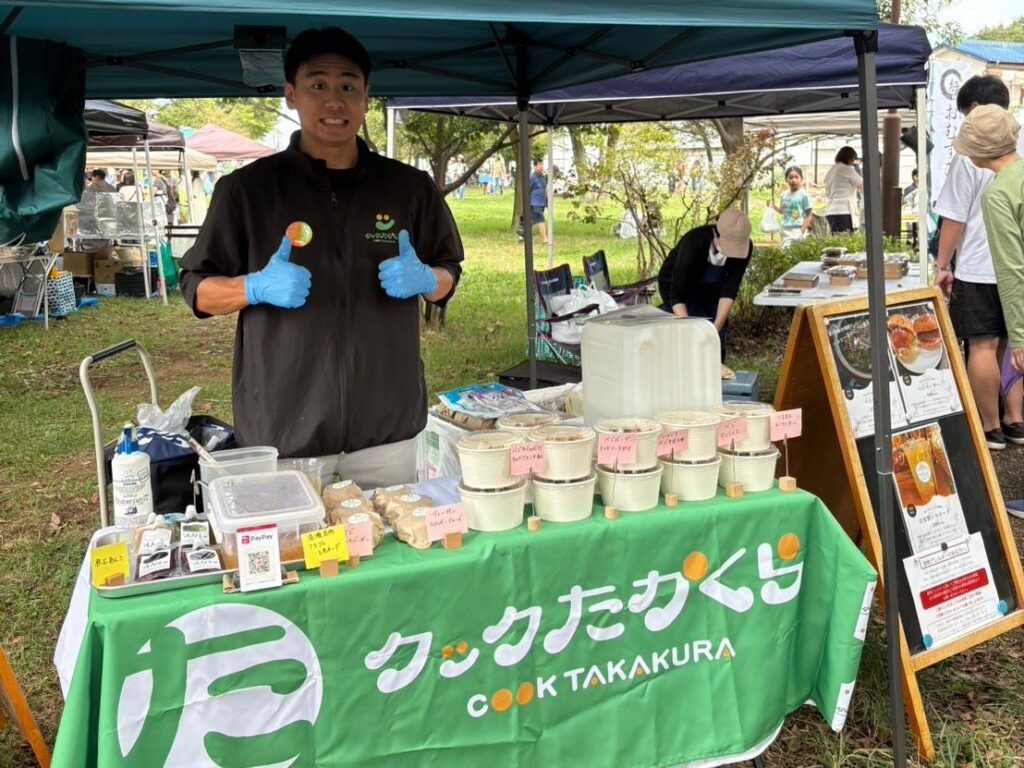 イベント出店のブース